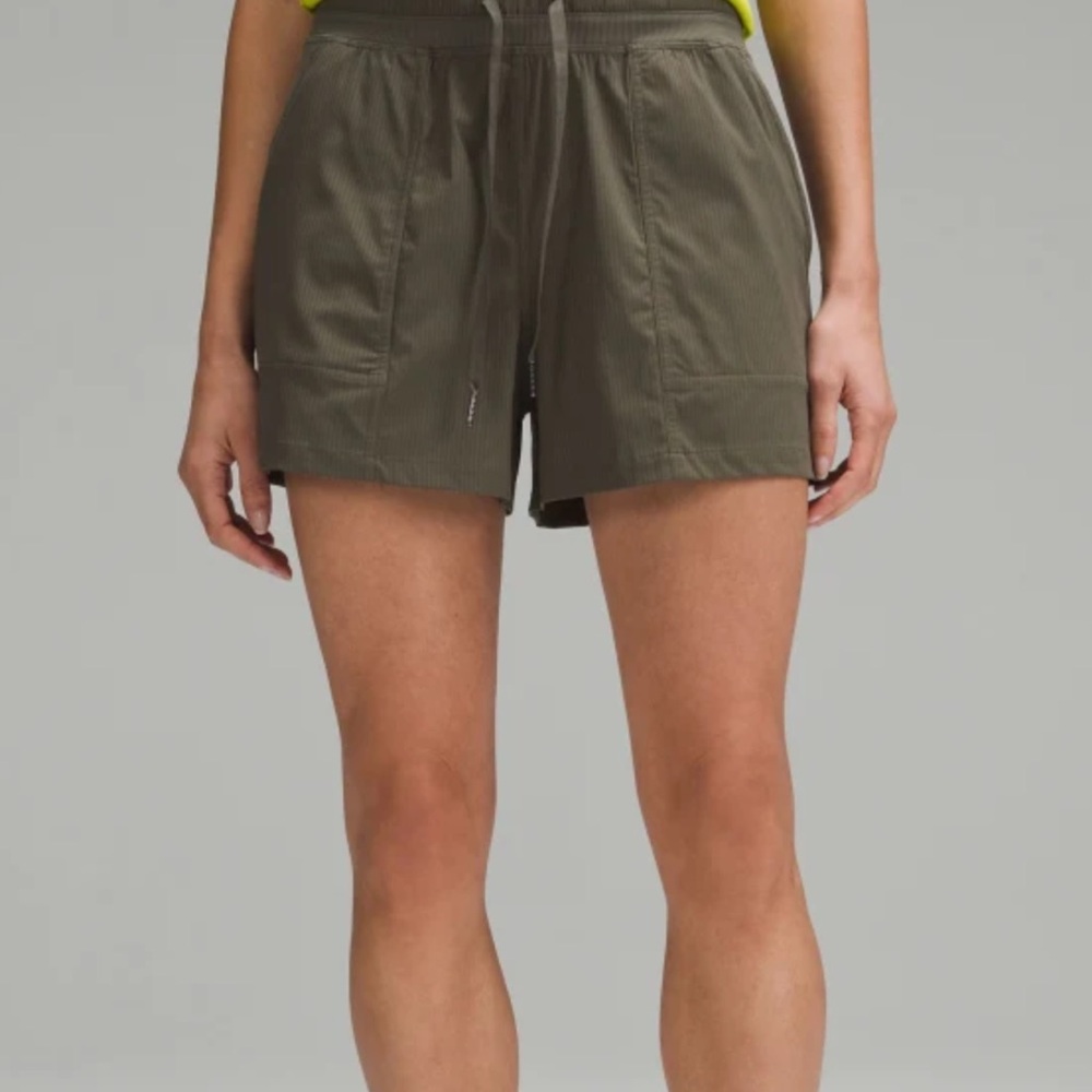 Lululemon Athletica Dark Green Athletic Shorts